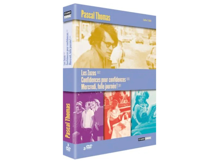 Dvd Pascal Thomas - Coffret - Les zozos + Confidences pour confidences + Mercredi folle journée