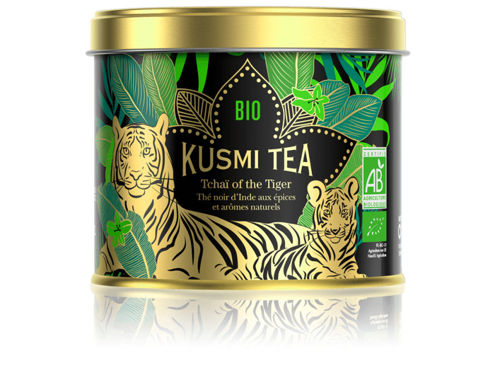Thés Aromatisés Noirs Tchaï of the Tiger Bio - Boîte métal 100gr