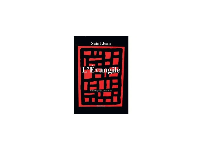 Livre Saint Jean ou l'Evangile vertical - Grand Format