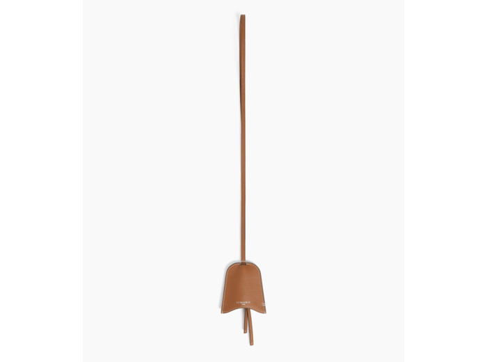 Etui clés charms en cuir grainé
