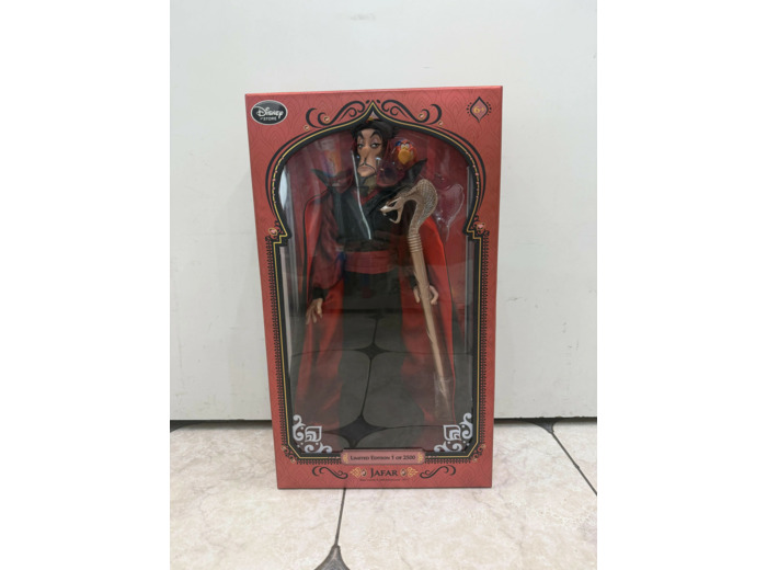 Figurine JAFAR Disney Store Jasmine Aladdin DISNEY Poupée EDITION LIMITEE 2500 e 17"