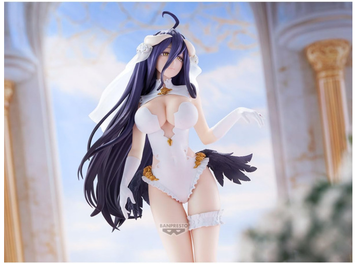 [FIGURINE] Overlord - Glitter&Glamours - Albedo Wedding Ver. 27 cm