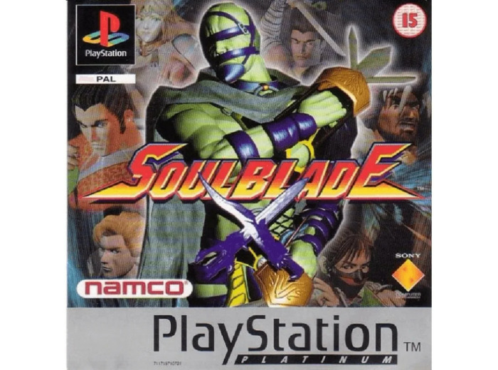 Jeu Ps1 Soul Blade Platinium