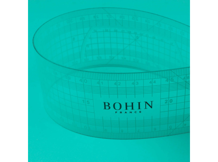 Bohin – Règle Quadrillée Japonaise Souple (50 cm)