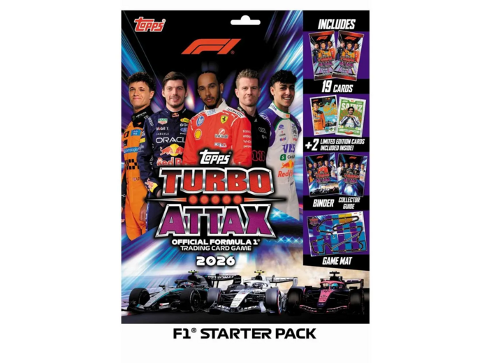 [TOPPS] F1 Turbo Attax 2026  Topps - Pack de démarrage - Collection de cartes à collectionner –