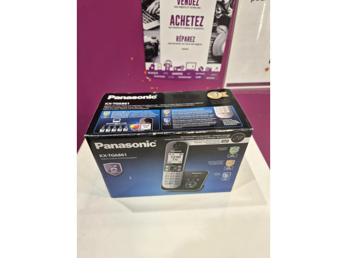 Téléphone sans fil PANASONIC répondeur KX-TG6861FRB
