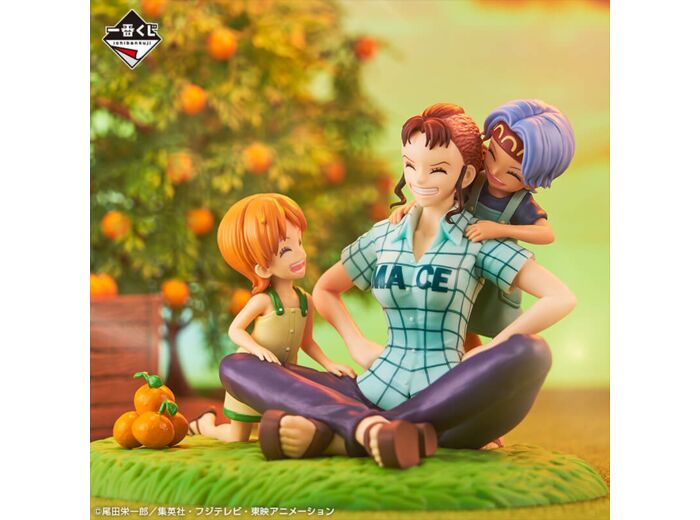 ICHIBAN KUJI ONE PIECE REVIBLE MOMENT II – FIGURINE BELL-MERE & NAMI & NOJIKO LAST ONE