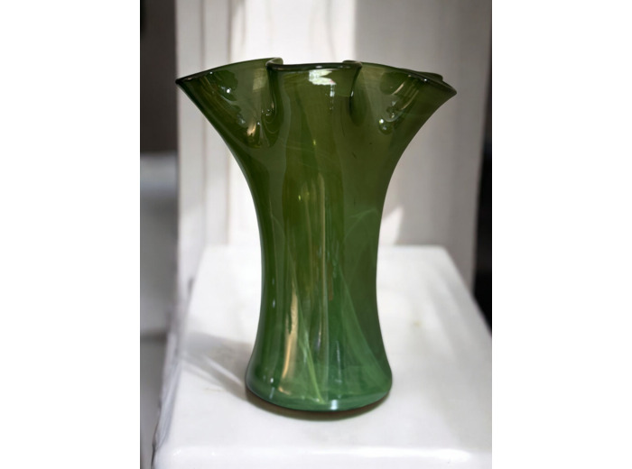 Vase émeraude