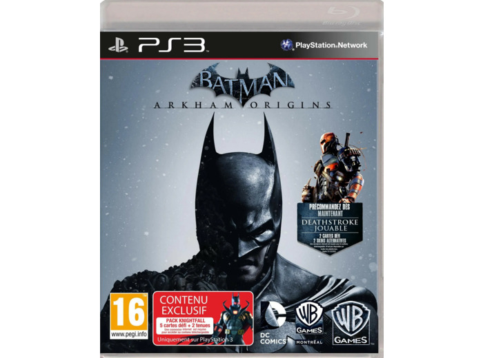 Jeu Ps3 Batman Arkham Origins