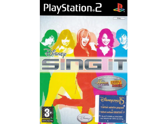 Jeu PS2 Disney sing it