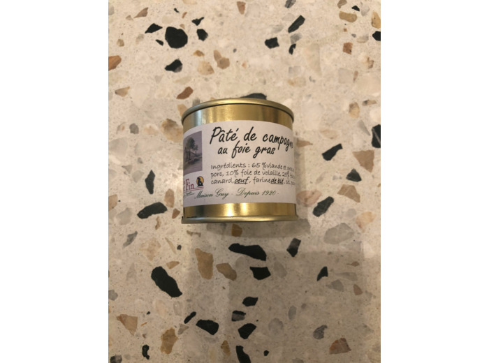 Pâté de campagne au foie gras 90g