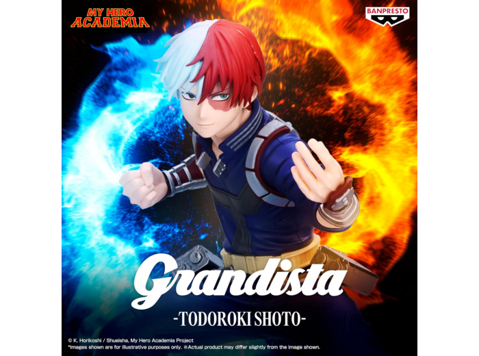[FIGURINE] MY HERO ACADEMIA - GRANDISTA FIGURE - TODOROKI SHOTO
