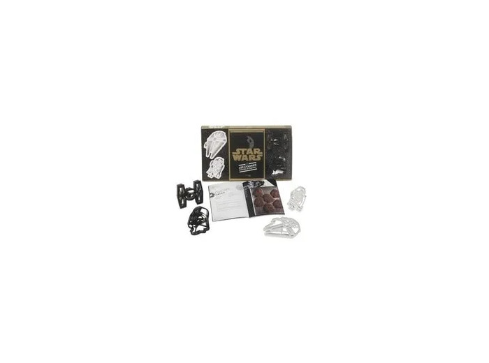 Livre Star Wars, les cookies contre - attaquent : Coffret cuisine avec 4 emporte - pièce collector