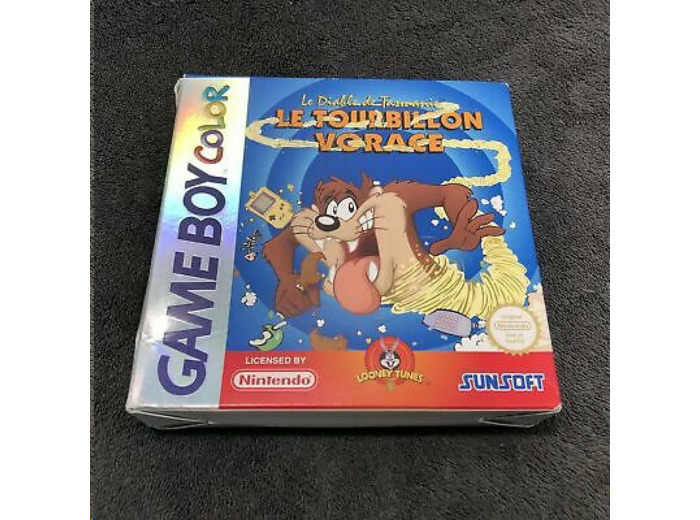 Jeu Gameboy Color Gbc le Diable de Tasmanie: Tourbillon Vorace (Tazmania Devil Rush)