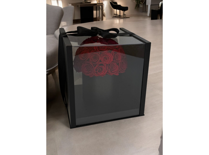 Coffret bouquet roses éternelles