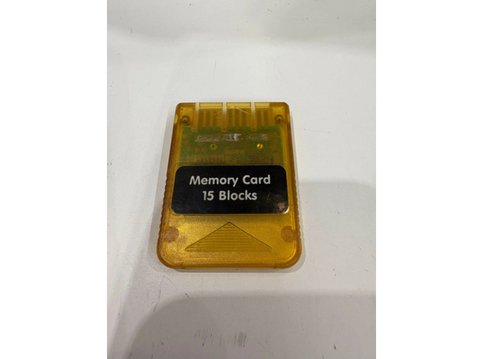 Carte mémoire 1 Mb (15 blocs) pour Sony Playstation 1 (PSX), PSOne, compatible PS2