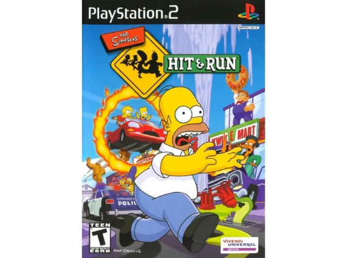 Jeu Ps2 The Simpson Hit And Run