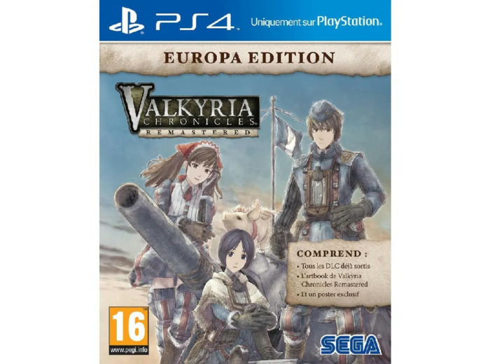 Jeu Ps4 Valkyria Chronicles Remastered