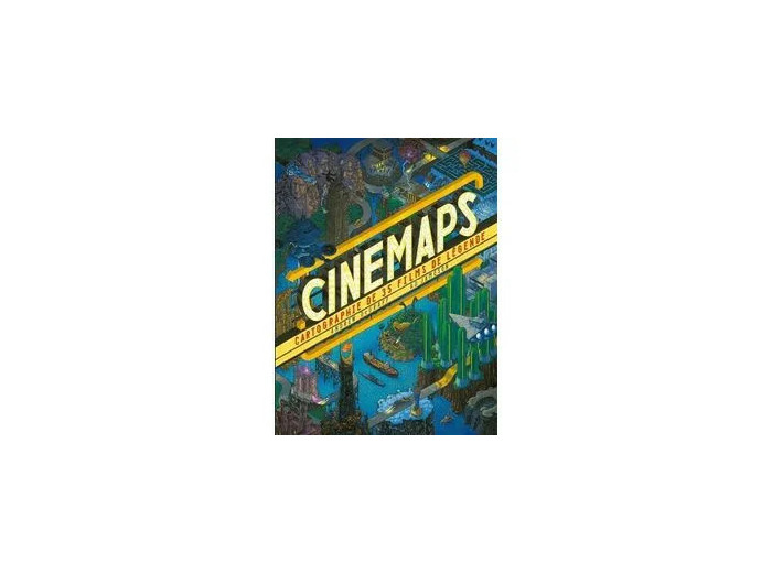 Livre Cinemaps - Cartographie De 35 Films De Légende