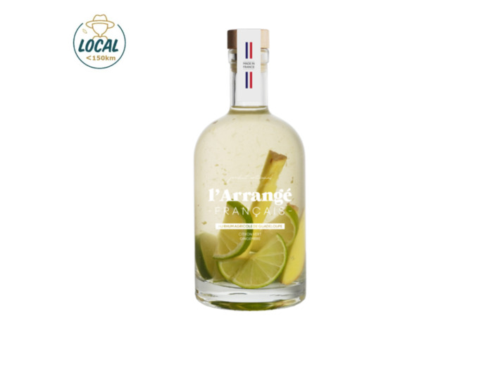 Rhum arrangé Citron vert Gingembre - 70cl