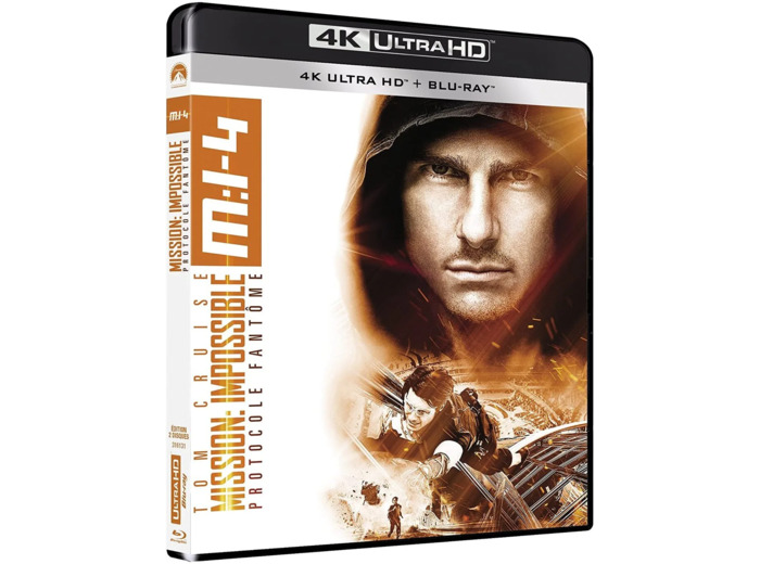 Blu-Ray M:I - 4 - Mission : Impossible - Protocole fantôme - 4K Ultra HD + Blu - ray