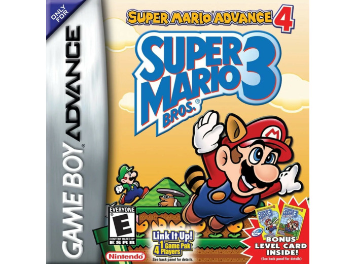 Jeu Gameboy Advance GBA Super Mario Advance 4 : Super Mario Bros 3