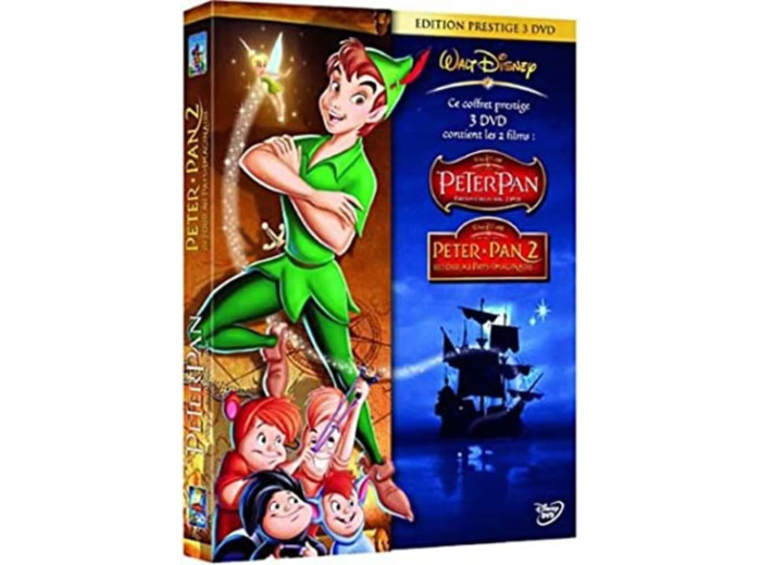 Dvd Peter Pan + Peter Pan 2, retour au Pays Imaginaire - Édition Prestige