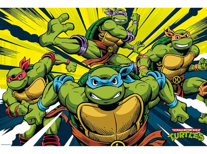 [POSTER] TORTUES NINJA Poster Tortues en action (91.5x61)