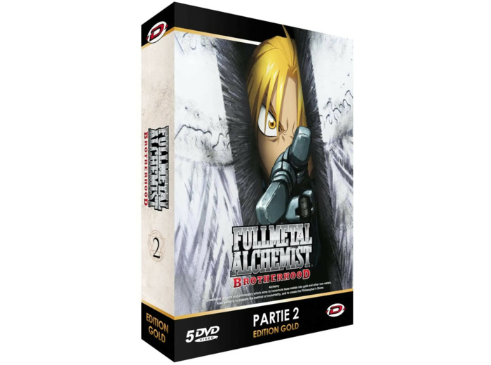 Dvd Fullmetal Alchemist : Brotherhood - Partie 2 - Edition Gold (5 DVD + Livret)