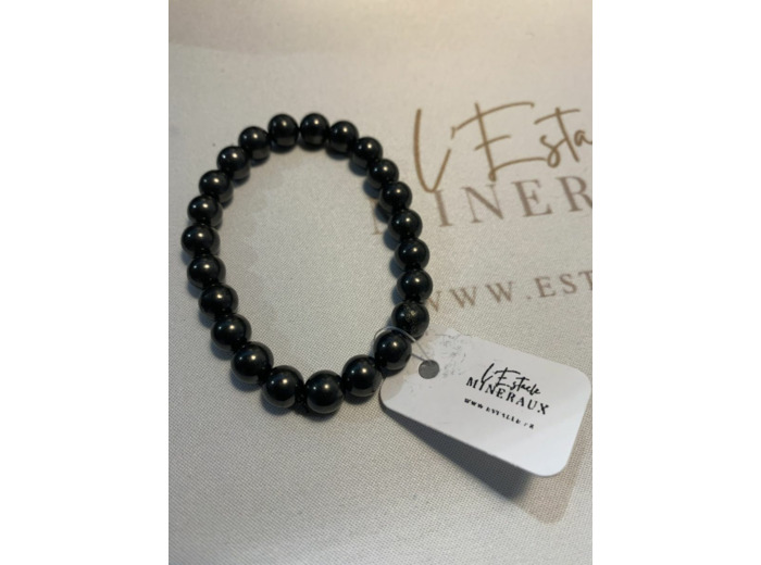 Bracelet en shungite  de 8 mm