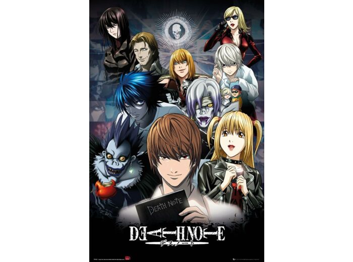 DEATH NOTE Poster Protagonistes (91,5 x 61 cm)