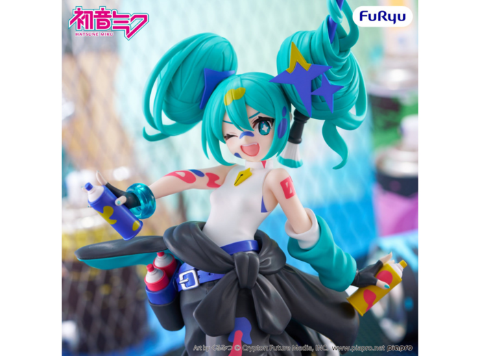 [FIGURINE] HATSUNE MIKU - FURYU - MIKU PAINT GIRL ANOTHER COLOR MUCHUTE