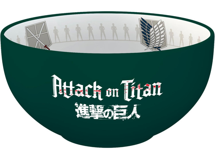 [BOL] ATTACK ON TITAN Bol 600 ml Emblèmes