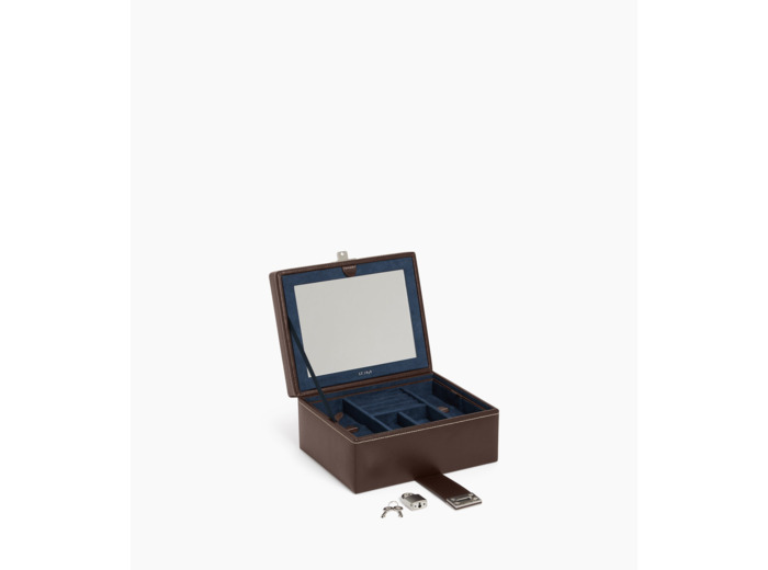 Boite à bijoux moyen modèle en cuir