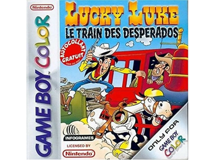 Jeu GBC Lucky Luke le train des desperados
