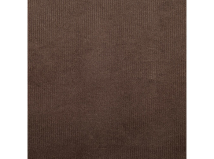 Sélection Coup de Coudre - Velours Côtelé Lavé Extensible – Brun Chocolat – Côtes Moyennes 4 mm