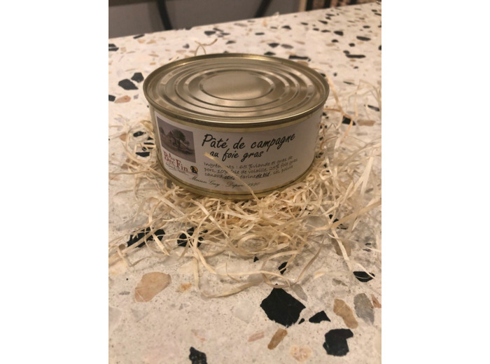 Pâté de campagne au foie gras 290g