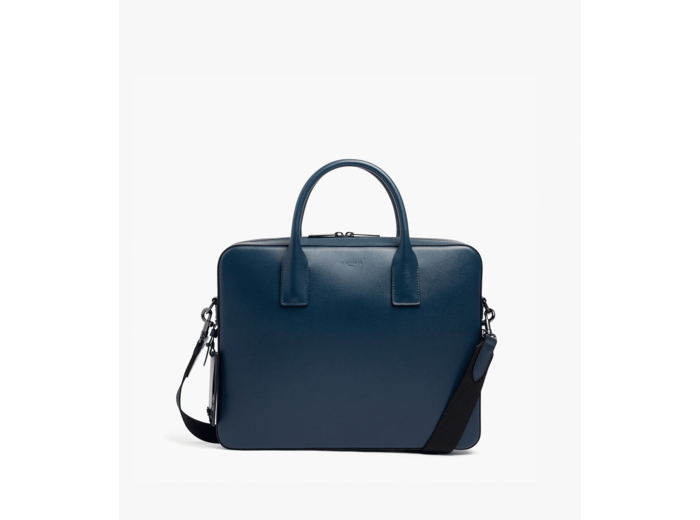 Porte document slim 14" Emile en cuir liégé