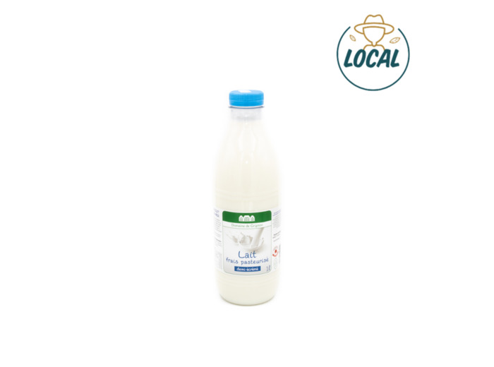 Lait frais demi-écrémé pasteurisé - Local