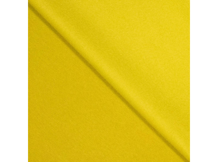 Sélection Coup de Coudre - Tissu Jersey Sweat de Coton Gratté Uni Couleur Ocre