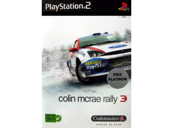 Jeu PS2 Colin McRae 3 - Platinum