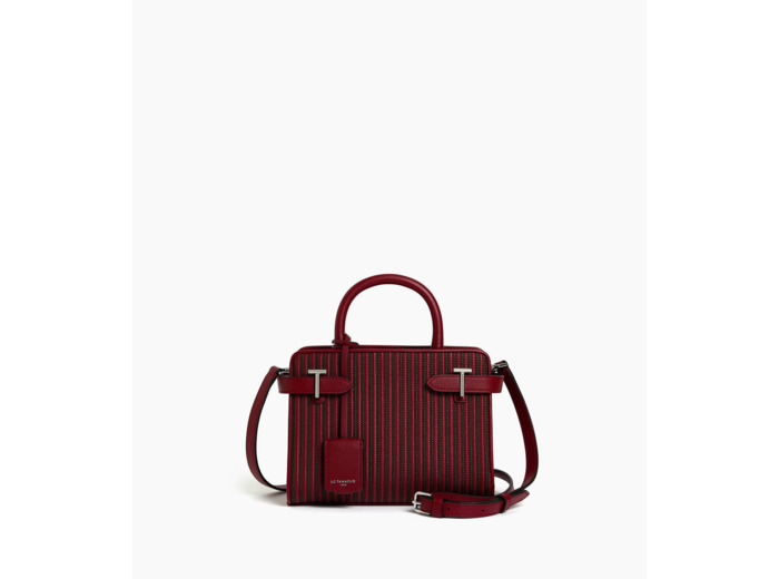 Petit sac à main Emilie en cuir tressé