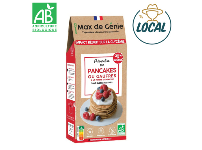 Préparation pour pancakes à la farine d’épeautre