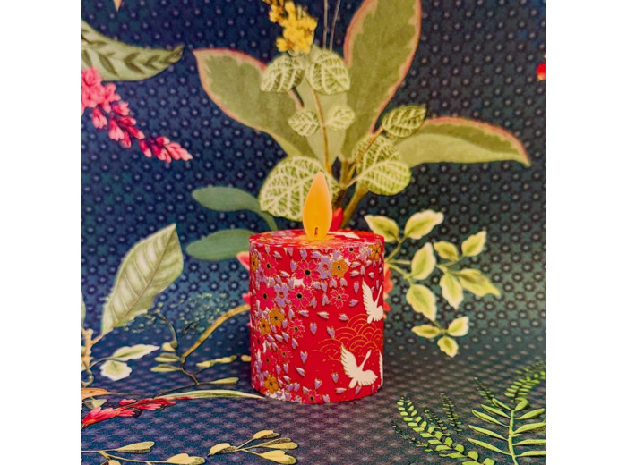 Petite bougie Led papier japonais
