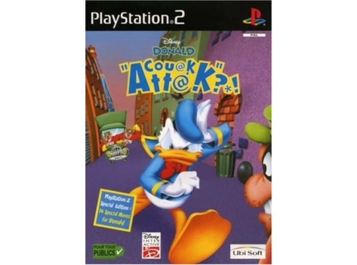 Jeu PS2 Donald Duck Quack Attack