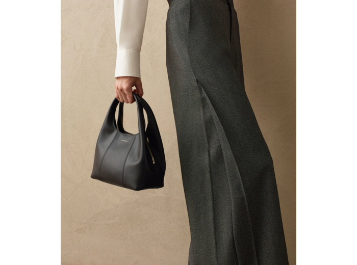 Petit sac à main Juliette en cuir grainé