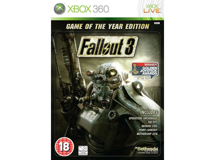 Jeu XBox 360  Fallout 3 - édition jeu de l'année [import anglais]