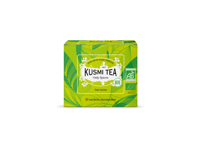 Infusions & Déthéinés Only Spices Bio - Etui 20 sachets mousseline - 40gr