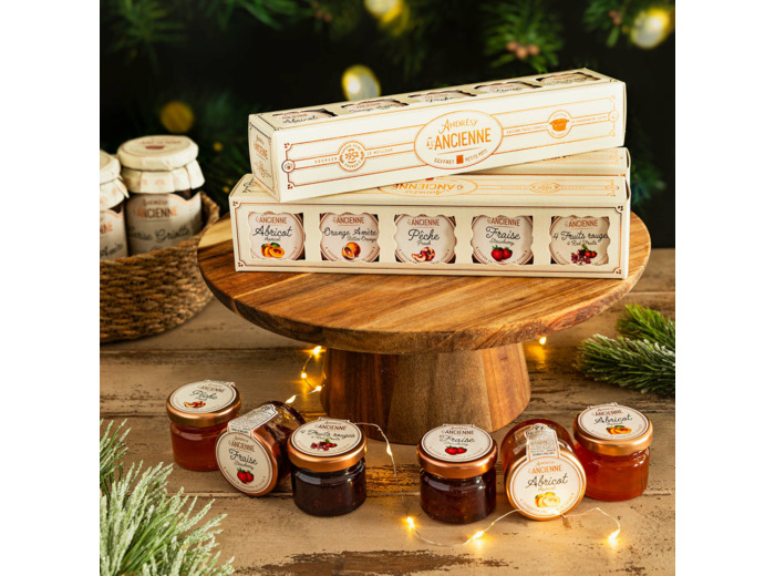 Petits pots de confiture artisanale - lot de 5