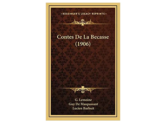 Livre Contes De La Bécasse